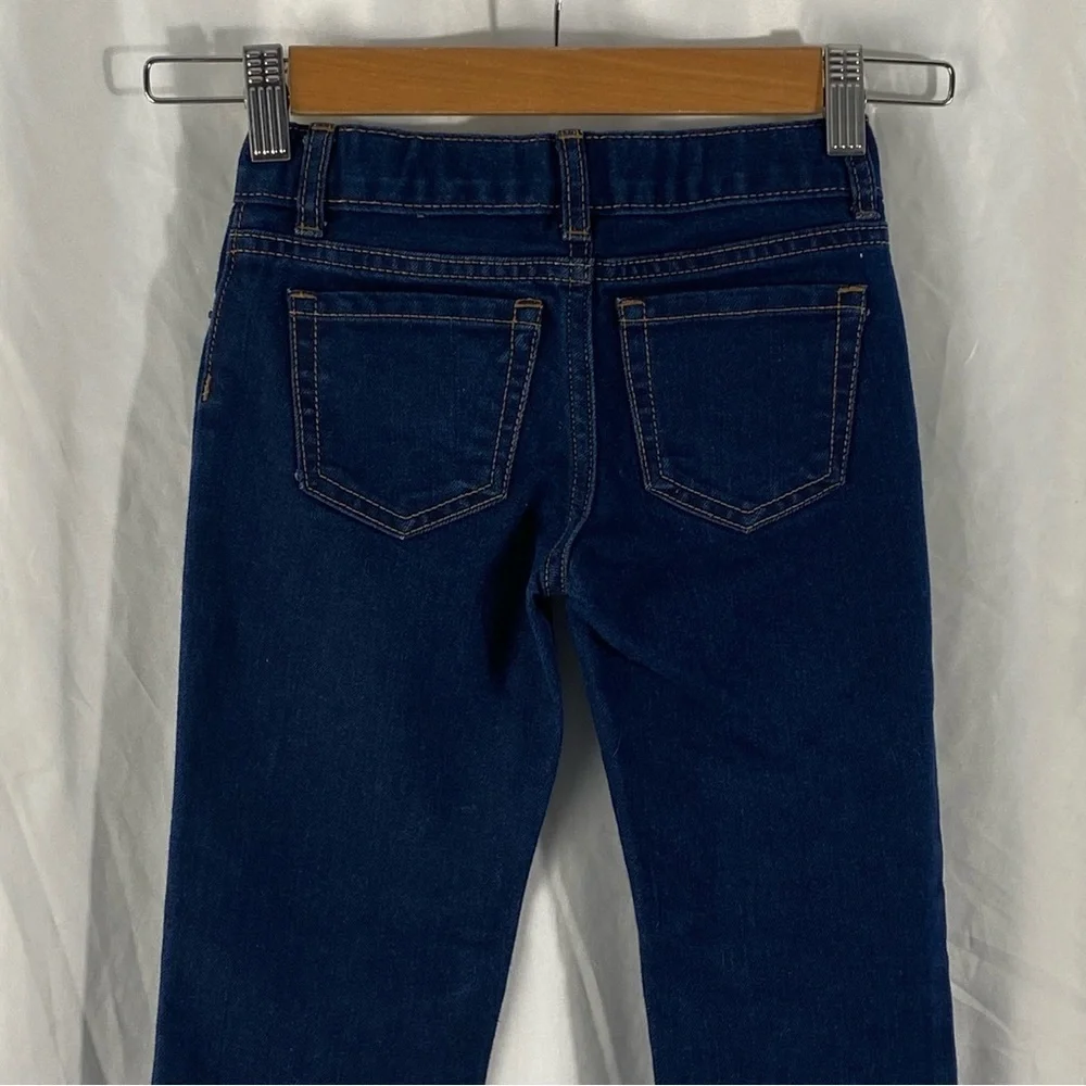 The Children’s Place Girl Skinny Dark Blue Jeans Waist Adjustable Band Size 6